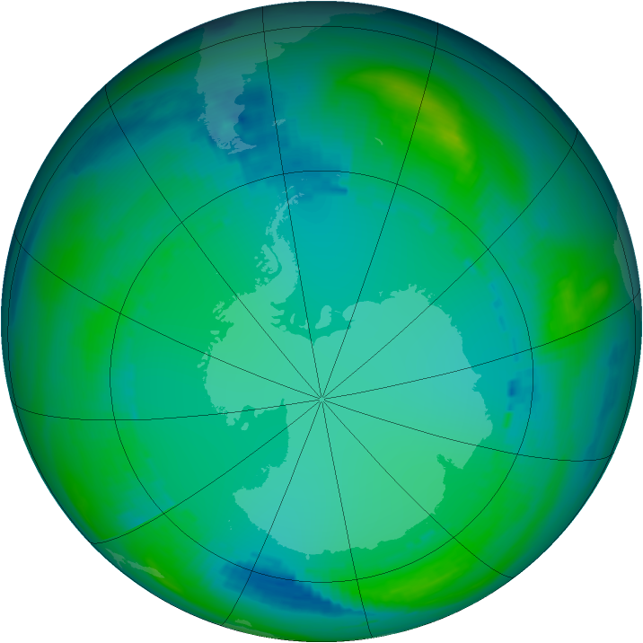 Ozone Map 1987-07-20